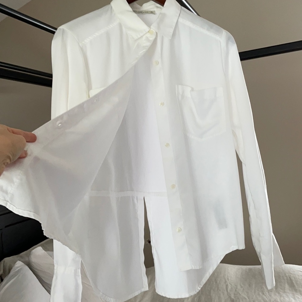 Lovely White Blouse By Abercrombie & Fitch
